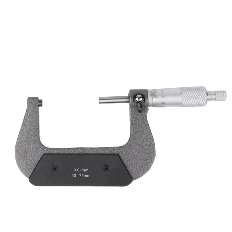 External Thread Micrometer 50-75Mm Precision 0.01Mm Gauge Mechanical Micrometer Spiral Micrometer