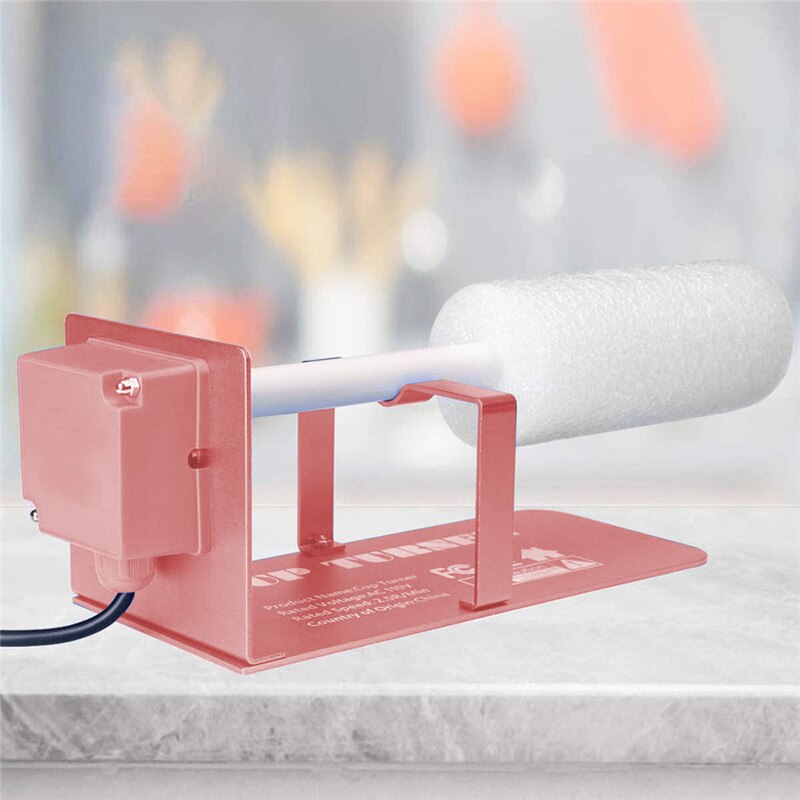 Volteador de taza AC 110V para artesanías vaso Spinner máquina Kit rotador de taza herramientas para DIY Epoxy artesanías con Motor de Asador