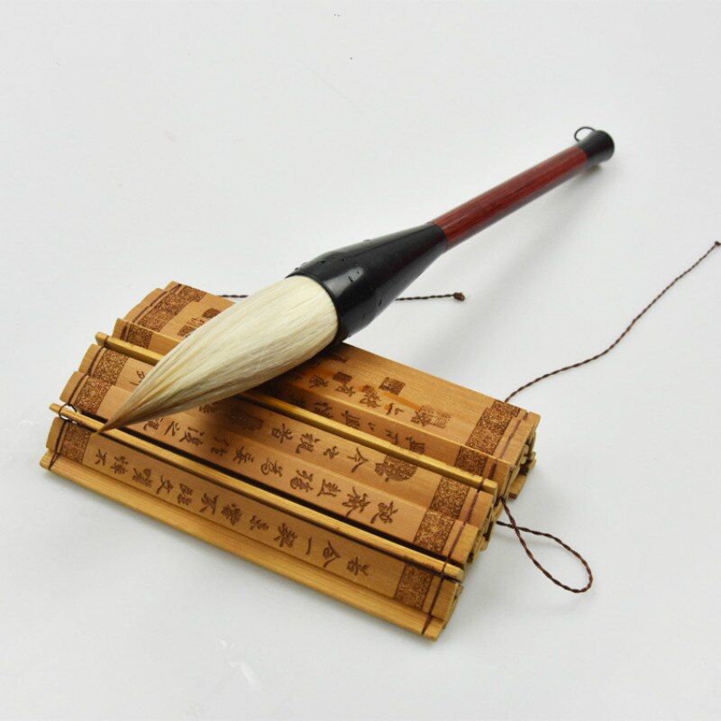 Hervorragende Chinesische Kalligraphie Pinsel Stift Wolle Wiesel Haar Große Trichter-förmigen Pinsel Chinesische Malerei Pinsel Stift Couplets