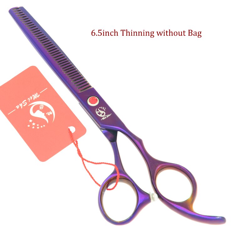 Meisha 7" Pet Scissors Set Dogs Grooming Cutting Shears Thinning Clippers Curved Tijeras with Forceps Puppy Beauty Tools HB0234: HB0113 no bag