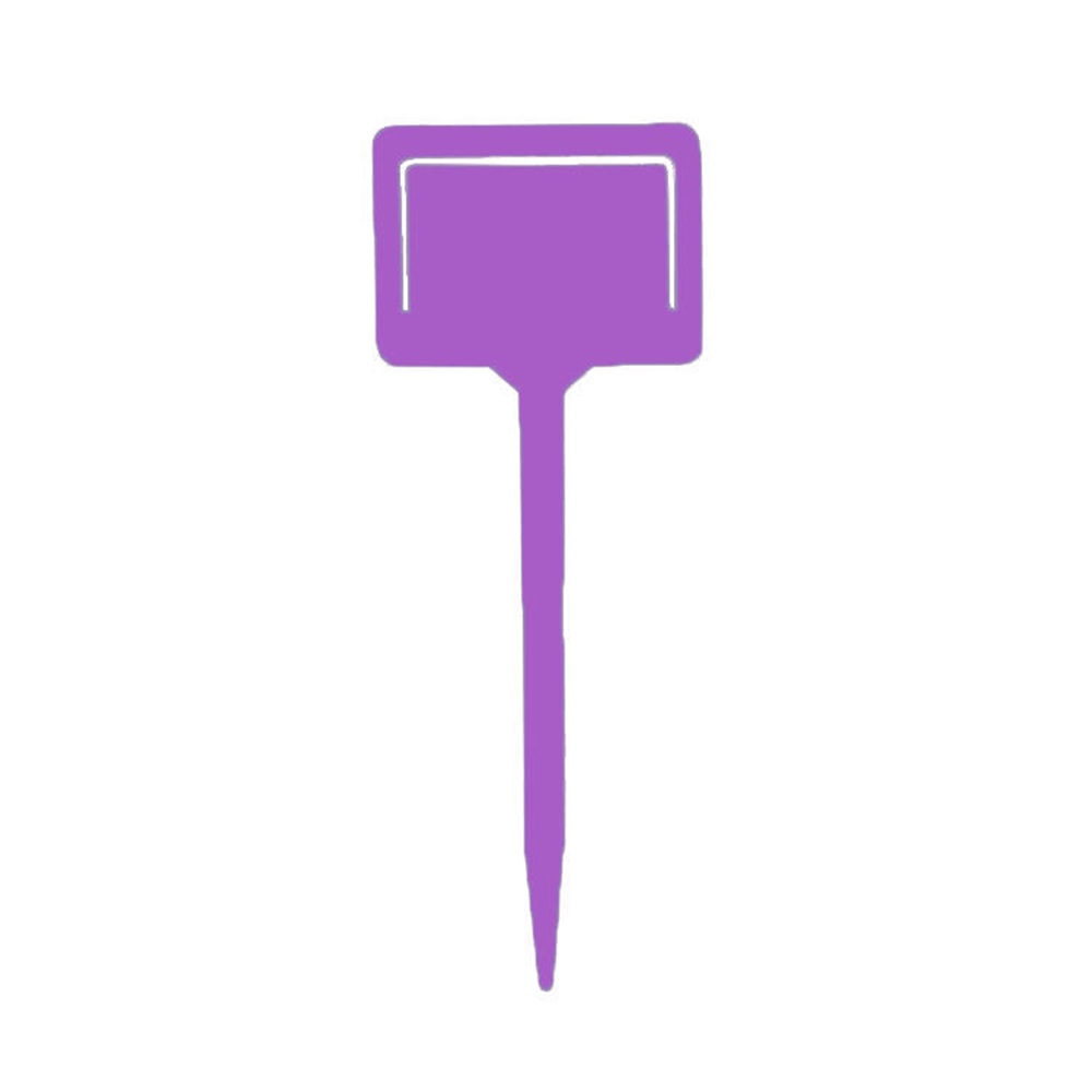 10 Etiquetas de Plástico para Plantas, Marcadores Reutilizables para Plantas de Jardinería, Herramientas, Etiquetas de Señal Tipo T, Marcadores, Placa de Registro, Estacas en Macetas de Flores: Morado