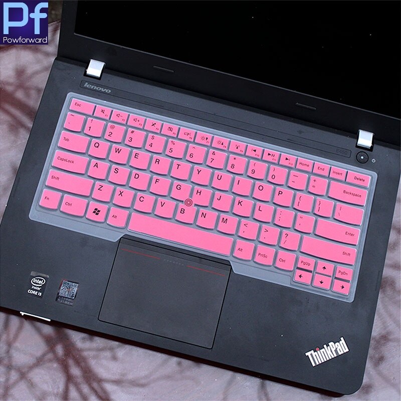 Dla Lenovo Thinkpad E14 2020 silikonowa klawiatura laptopa obudowa ochronna E 14: pink