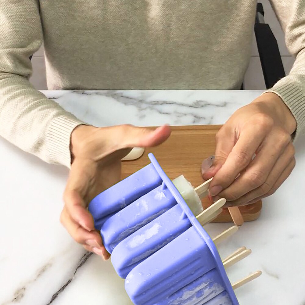 12 håls glass silikon isglassform silikon giftfri isglassform hemgjord stickglassmaskin sommar