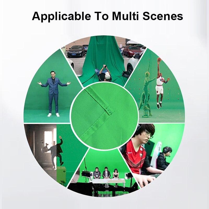 Background Cloth Non-Woven Fabric Solid Color Green Screen Photo Backdrop Studio Photography Props Photo Studio Simple Backgroun