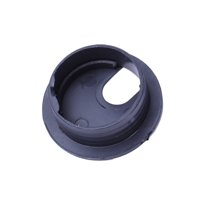 Desk Table Computer Round Shaped Black Cable Grommet Hole Cover 35mm 4Pcs