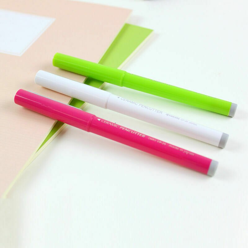 Ceramic Paper Cutter Pen Cutter Utility Cutters for Crafts Notebook DIY Multifunctional PUO88