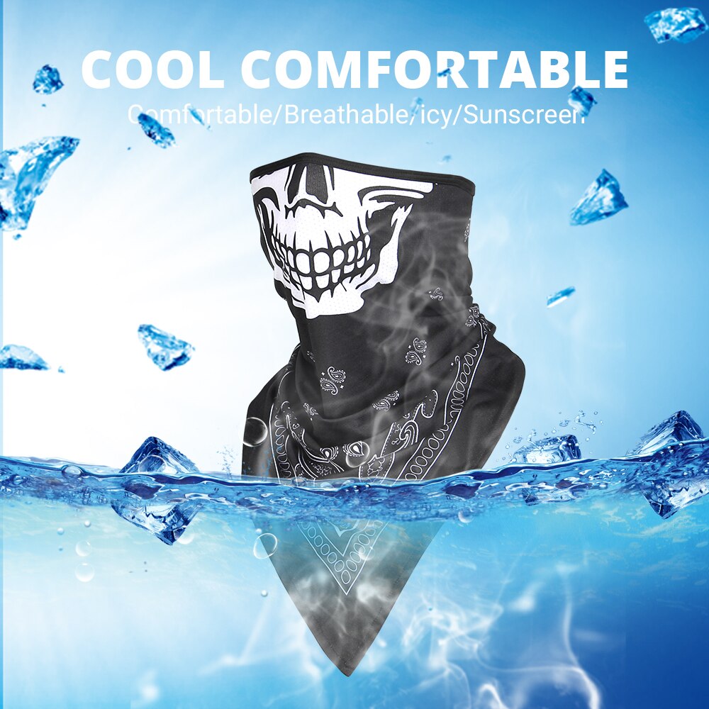 HEROBIKER Balaclava Motorcycle Moto Face Shield Breathable Mask Motorcycle Multifunctional Moto Half Mask Quick Drying Motor