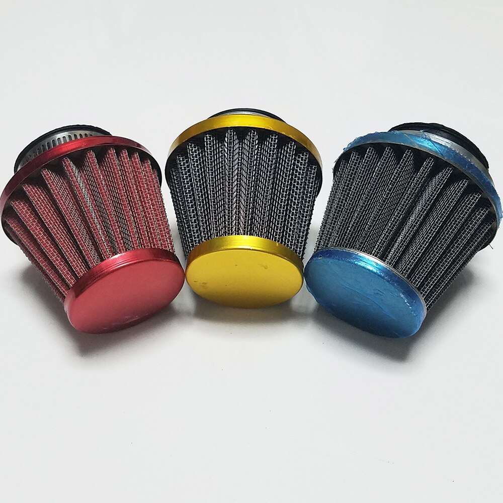 Rød 38mm luftfilter for  gy6 50cc qmb 139 kinesisk scooter moped atv dirt bike 50cc-125cc