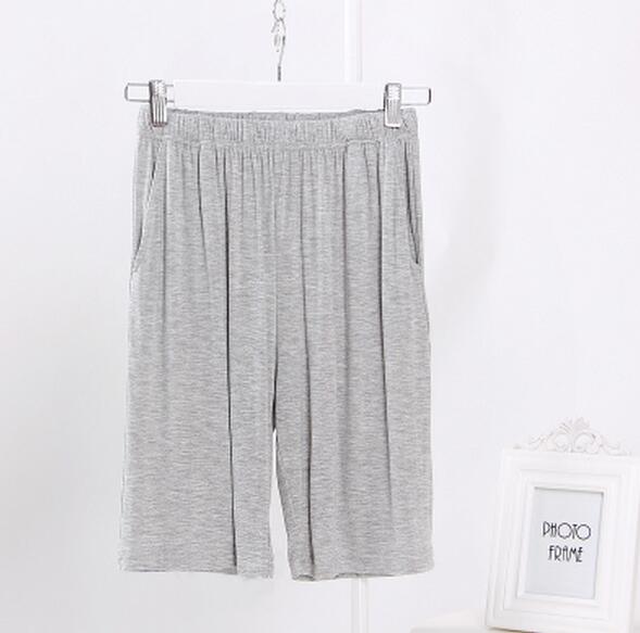 Été pyjama pantalon coton short pour dormir femmes pantalon pour la maison pyjama pantalon salon sous-vêtements grande taille XXL 3XL Q223: violet / XXXL