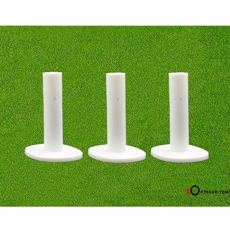 Golf gummi tee 3 stk/pakke 1.5/2.25/2.75/3.0/3.13 tommer driving range øvelsesværktøj holdbar golf tees holder hvid finger ti