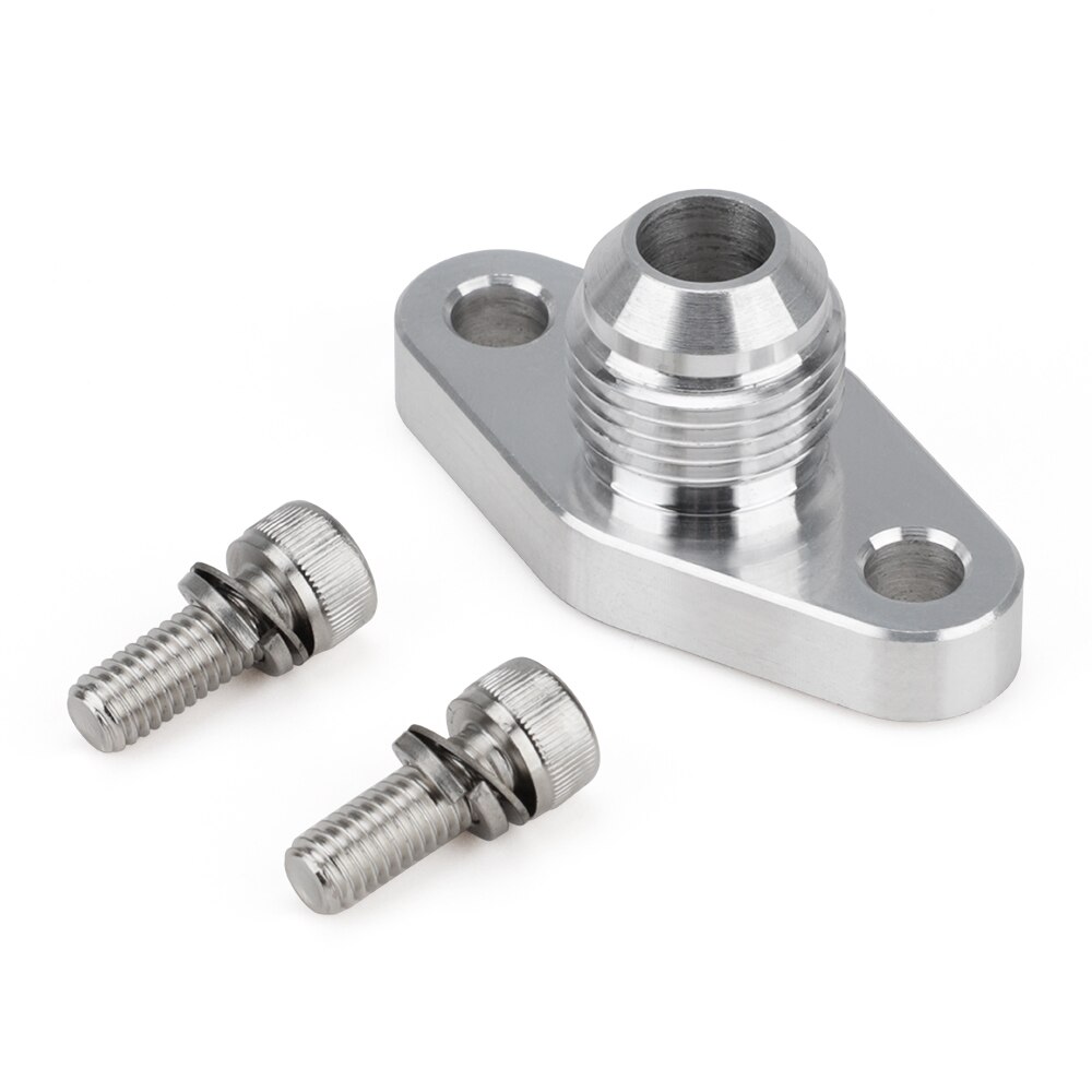 Brida de drenaje Universal para KKK K03 Garrett GT15 GT17 IHI RHF4 TD04 YC101625, retorno de aceite Turbo de 8AN, 38mm