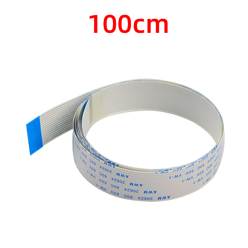 Raspberry Pi Camera Cable 15 Pin 0.5mm Flexible Falt Cable OV5647 for RPI 4B 3B Camera 15 20 30 50 60 100 200 CM Ribbon FFC: green