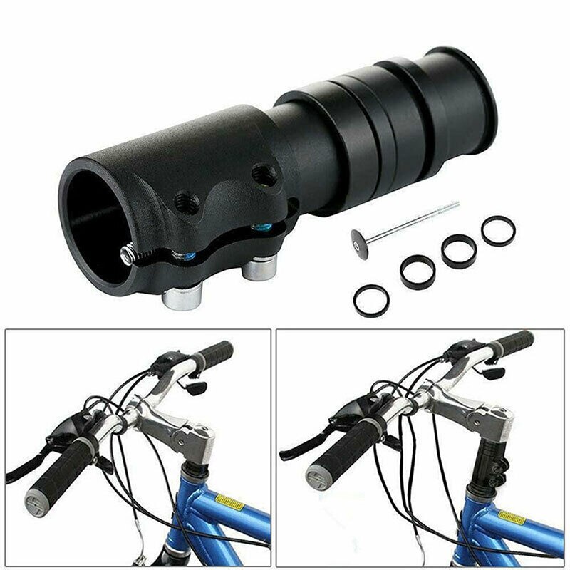 Mountain Bicycle Handlebar Fork Stem Rise Up Extender Extension Head Up Adaptor Aluminium Stem Road Bike Stem