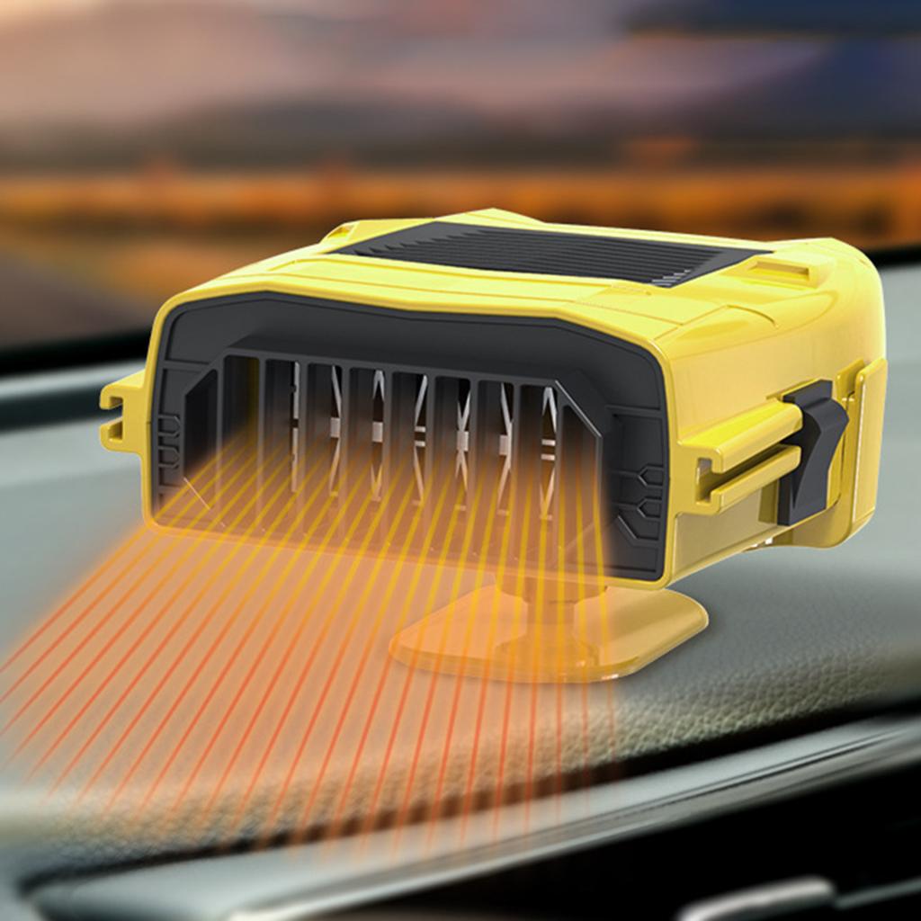 Windshield Car Heater 12 V Plug in Cigarette Lighter , 30 Seconds Fast Heating Portable for In-Car, Camping and Caravanning 150W