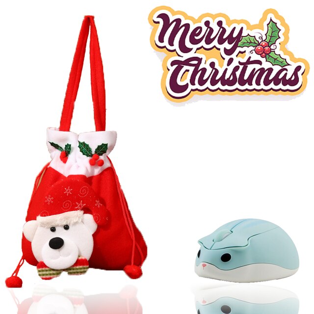 2.4G Wireless Optical Mouse Christmas Cute Hamster... – Vicedeal