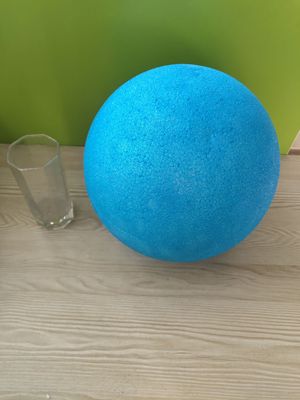 Luz azul Bola de Espuma De Poliestireno Styrofoam palco do festival Festa de Casamento decoração da casa DIY handmade material de 15-30cm (diâmetro)