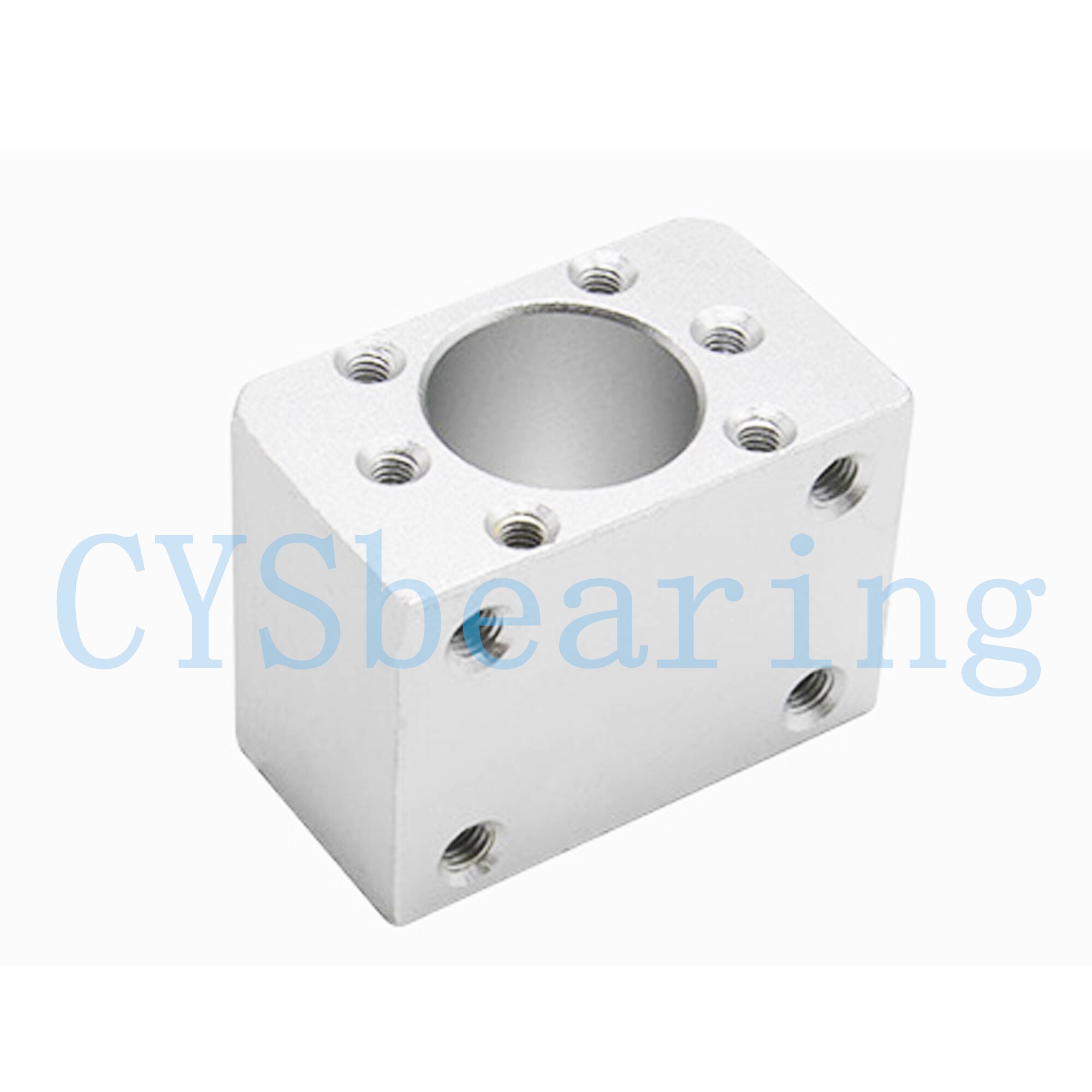 Sfu 1204 22mm or 24mm hål storlek kulskruv mutterhus aluminium material monteringsfäste för kulskruv 1204 cnc delar