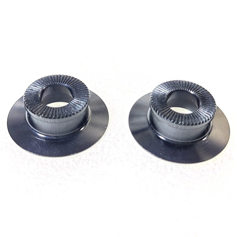 Powerway R36-buje de repuesto para bicicleta de carretera, tapas laterales de PHB-R36 de aluminio, delanteras, traseras, PFH-R36, negras, Rojas, AL 7075: Front side caps BLK