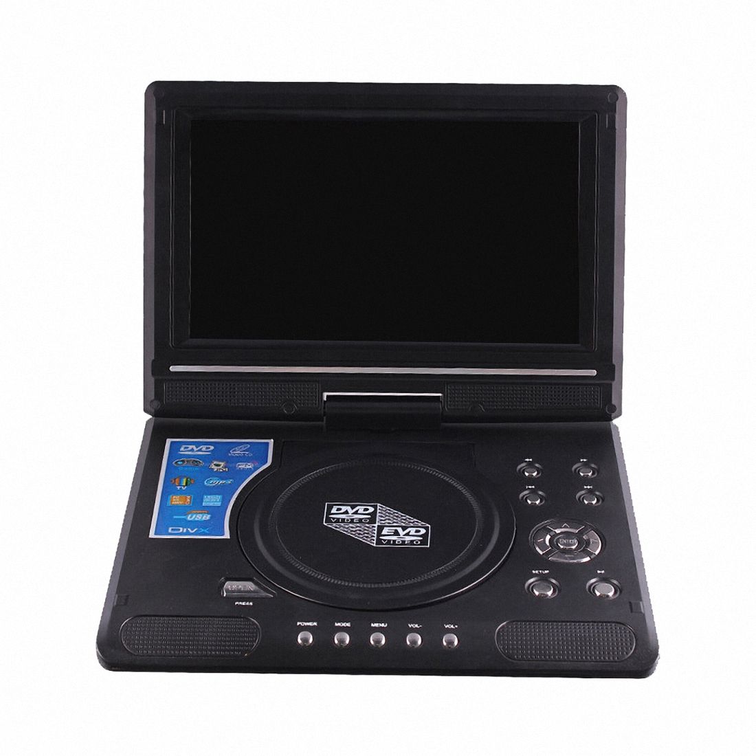 9.8-inch Portable Mobile DVD with HD Mini TV Player