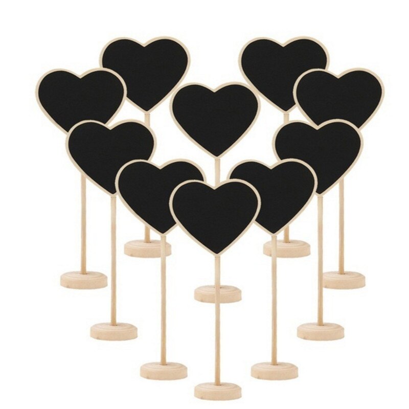 Pizarra pequeña de madera para pizarra, letreros para restaurante, pizarra para escribir, notas, pizarra para pintar, decoración de boda