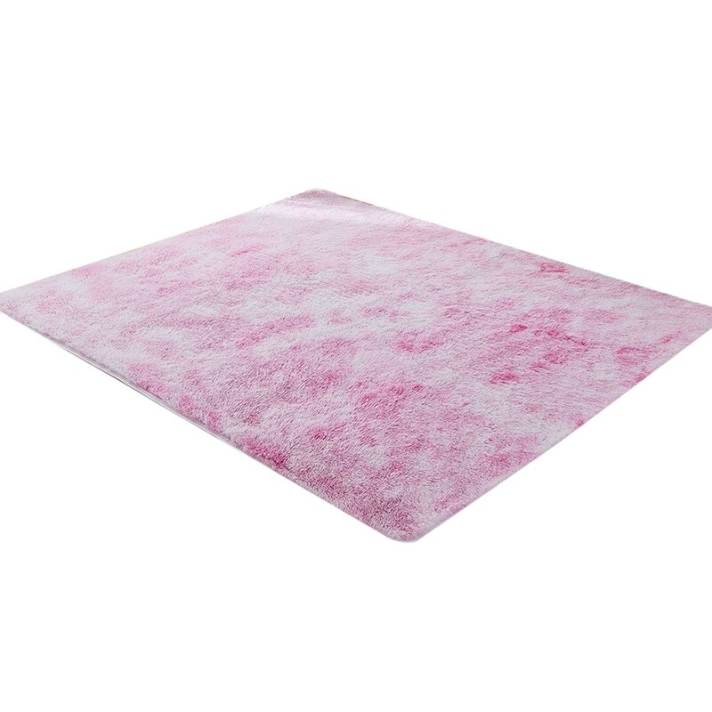 Absorberend tapijt voor de slaapkamer tie dye pluche zacht tapijt voor de woonkamer slaapkamer antislip vloermatten stijlvol tapijt: Tie-dye lichtroze