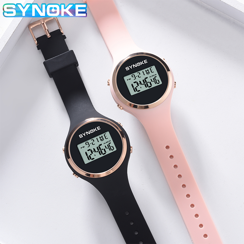 Synoke Sport Frauen Uhren führte digitale Schwimm uhr Frauen multifunktion Ale Armbanduhren Alarm Stoppuhr Damen uhr