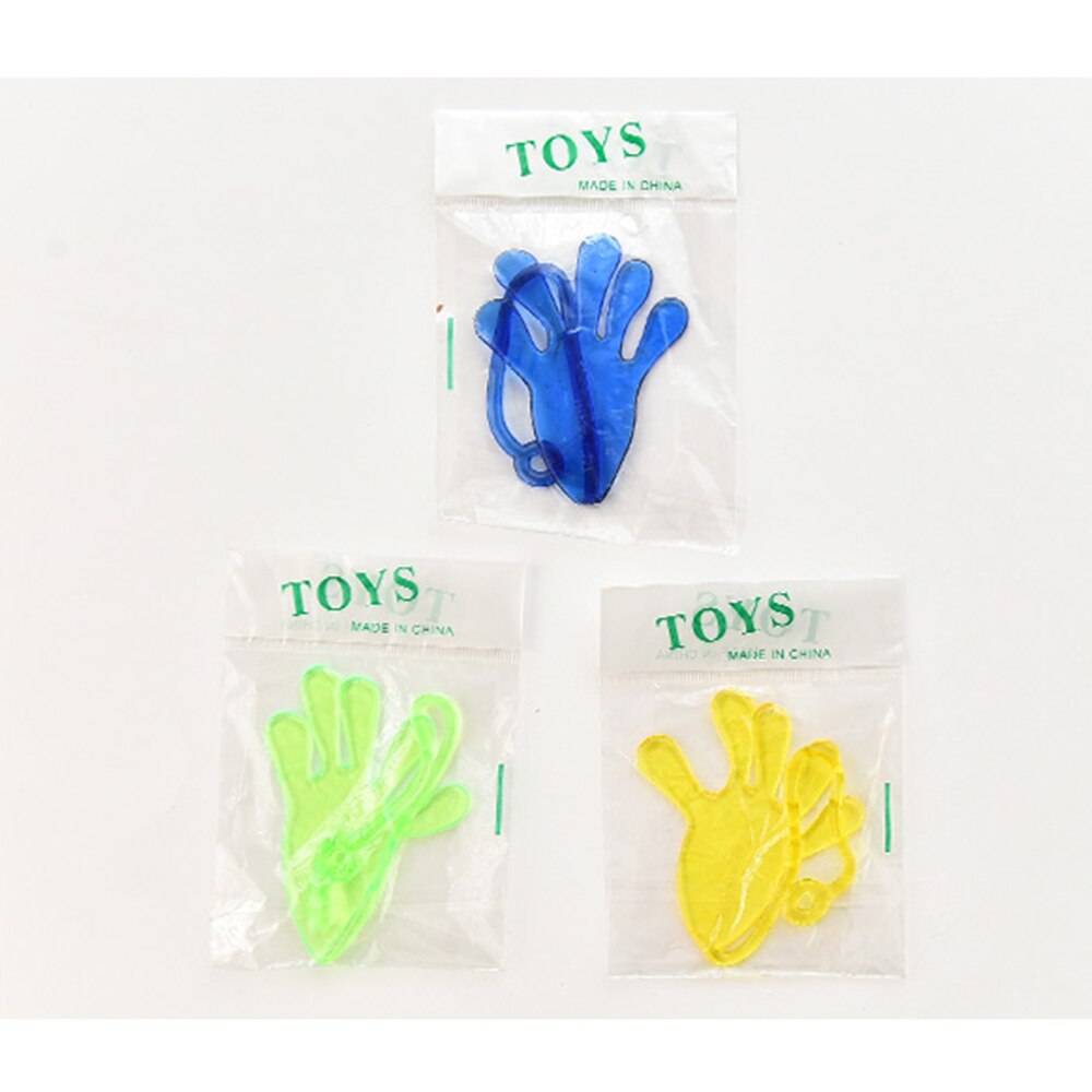 1pc Random Send Glitter Sticky Hands Toys Funny Gadgets Practical Jokes Squishy Party Prank Novelty Gags Toys for Children