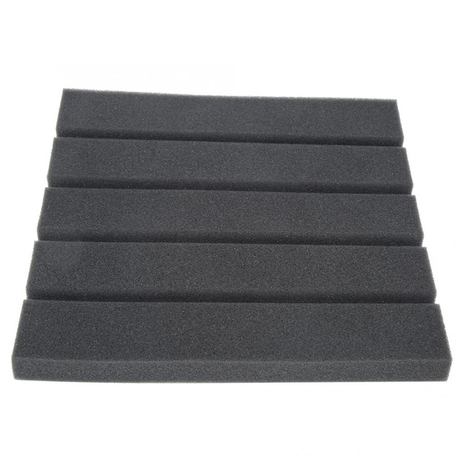 6Pcs 25x25x2cm Soundproofing Foam Acoustic Panels Piano Room Recording Studio Sound-Absorbing Sponge