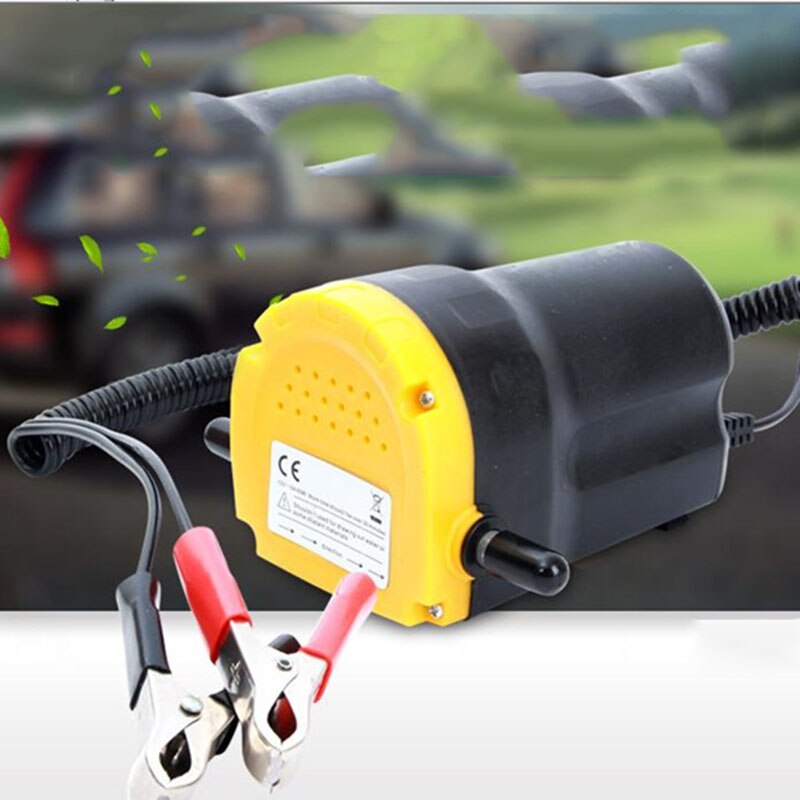 Car Oil Extractor 60W Electric Crude Oil Fluid Pump Extractor Transfer Engine Suction Pump + Tubes for Auto Car Boat Motorcycle
