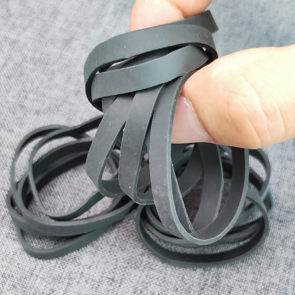 100 stuks grote zwarte elastiekjes sterke rubberen ring rekbare stevige rubberen elastische band kantoor thuis verpakking levering rubberen stropdas