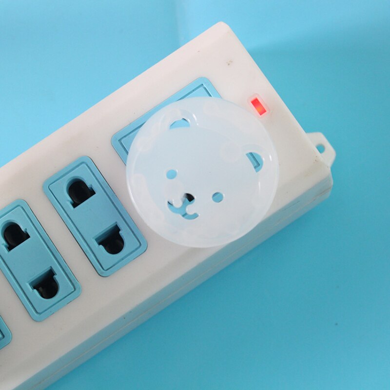 10 pieces of European standard round head children&#39;s power socket protective cover baby electric shock-proof safety socket cover