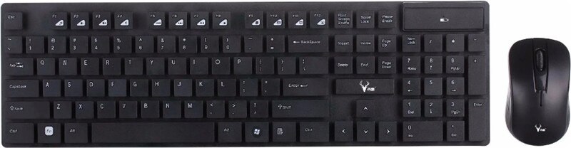 2.4GHz Wireless Keyboard And Mouse Combo Multimedia Portable Water-proof 104 Keys For Apple iPad MacBook Android Phone PC Tablet