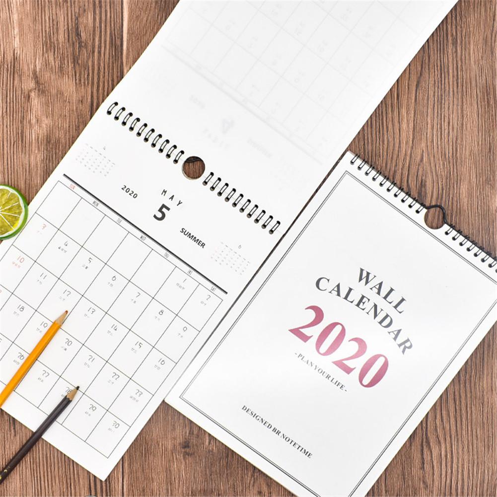 Free-Standing Desktop Calendar Home Planner Wall Calendar For School Year Family Office Work Learning Periodic Planner