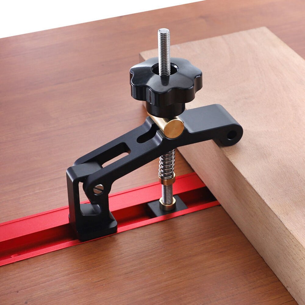 Aluminum Alloy Hold Down Clamp Woodworking Clamp Quick Adujust Foot Quick Acting Fast Woodworking Tool Kit Set Of Tools