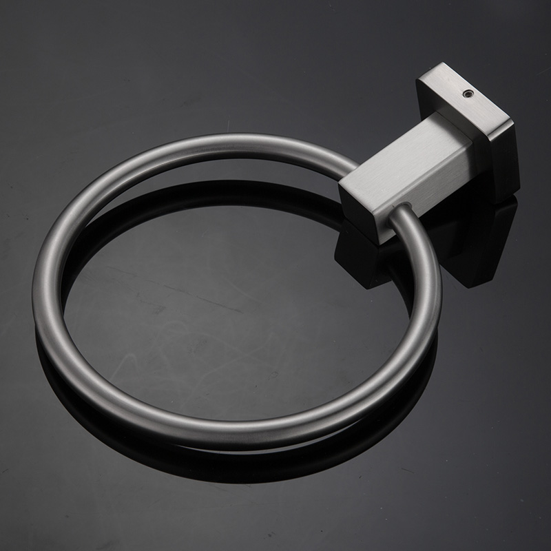 ROVOGO SUS 304 Stainless Steel Towel Holder Hand Towel Ring Hanging Towel Hanger Bathroom Accessories Wall Mount Brushed Finish