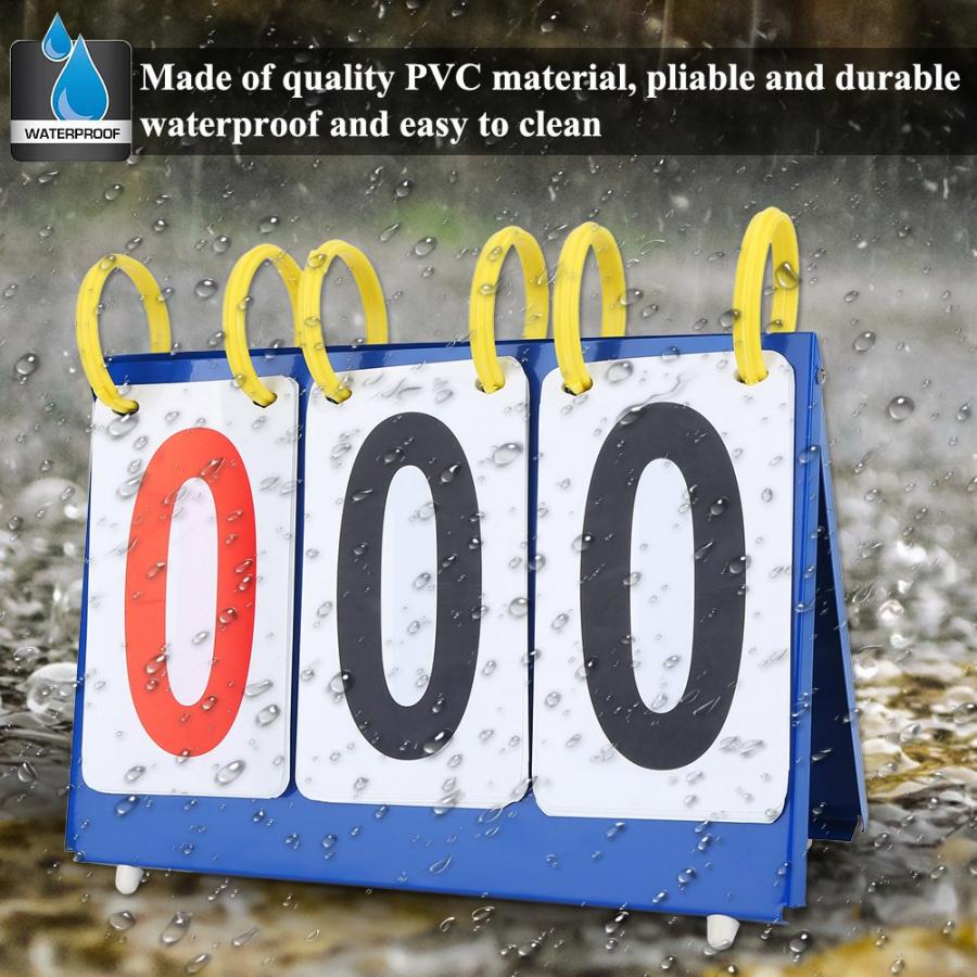 1 st 3/4 -siffrig konvertibel bärbar instrumentbräda poäng för bordtennis basket utmärkelse för tävlingstillbehör: 3 siffror