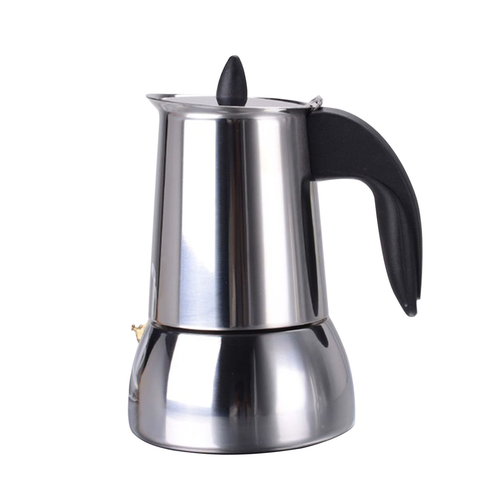 200/300/450Ml Rvs Koffiezetapparaat Percolator Pot Draagbare Espresso Koffiezetapparaat Moka Pot Geiser Koffie makers: 450ml