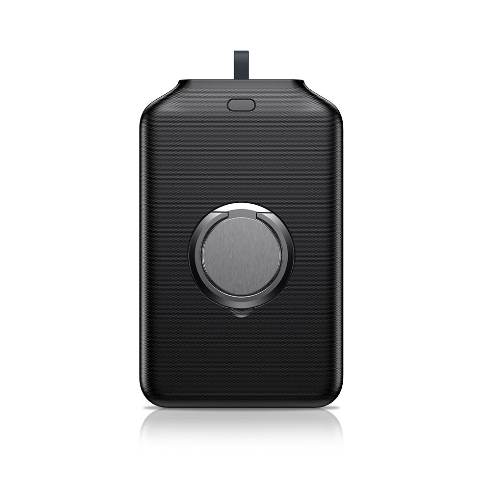 Caseier 4000 麻雀力銀行iphone 12 11 プロmax x xr xs最大 8 プラス 5 ワットワイヤレス充電器powerbank huawei社xiaomi poverbank: Black