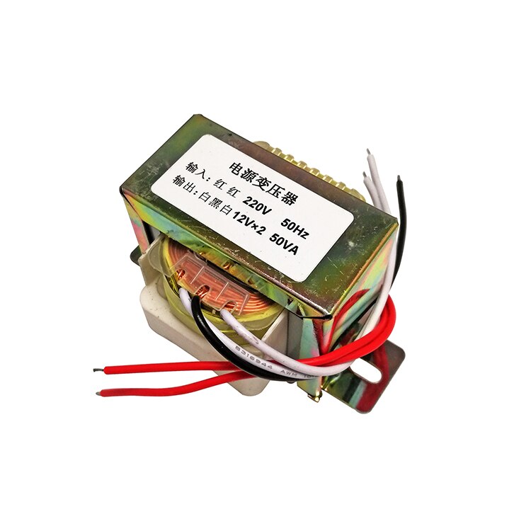 Transformateur de puissance double 50W 12V, entrée authentique 220V 50Hz/sortie double 12V