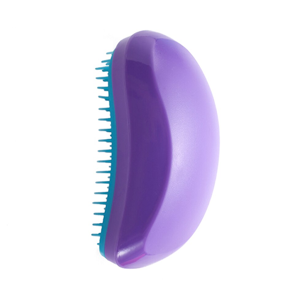 anti statico Massaggio Spazzola per Capelli Groviglio Spazzola per Capelli anti-annodare Capelli Lisci Pettine Dei Capelli Spazzole Ragazze coda di Cavallo Pettine: VIOLA