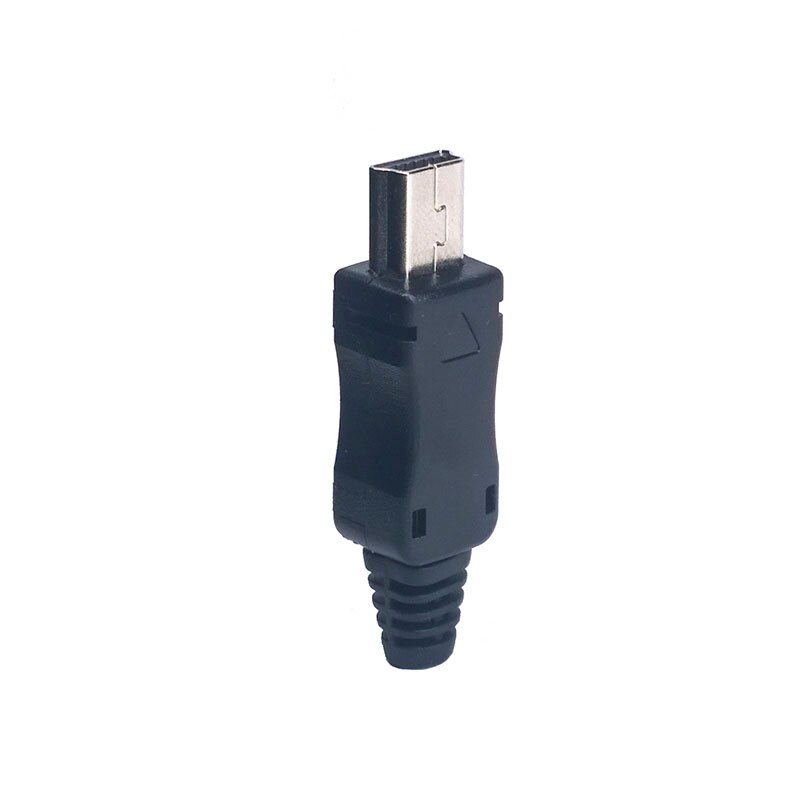 Mini USB Male 5Pin With Sheath Connectors Plastic Shell USB Connector Jack Tail Plug Mini Sockect Terminals mp3/4/5