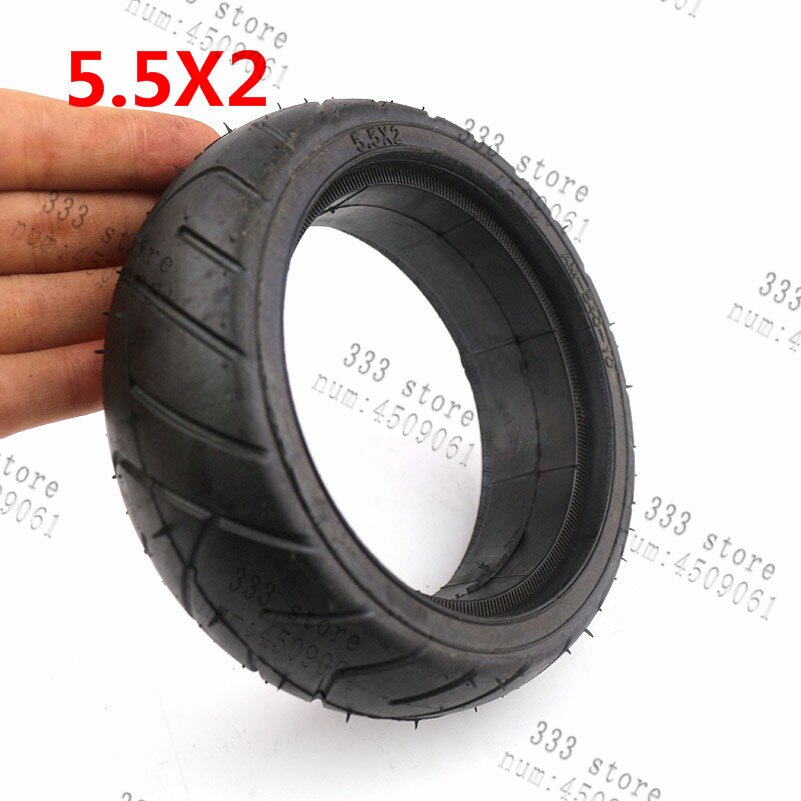 Neumático sólido de 5,5x2, Diámetro externo de 128mm, apto para Hoverboard, autobalance, piezas de repuesto para patinete eléctrico,
