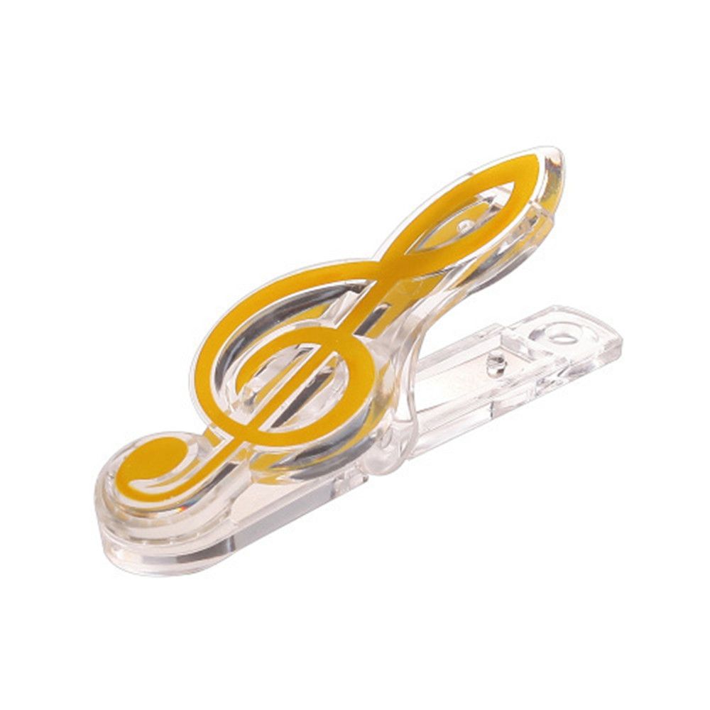 For Book Paper Sheet Plastic Musical Note Spring Holder Folder for Piano Supply Letter Paper Clip Office Binding Supplies: style7