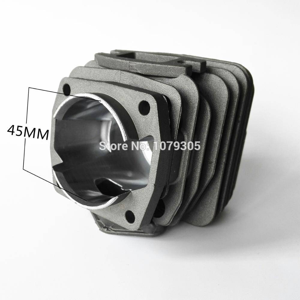 Ensemble cylindre et piston de tronçonneuse 52CC 5200, diamètre 45mm