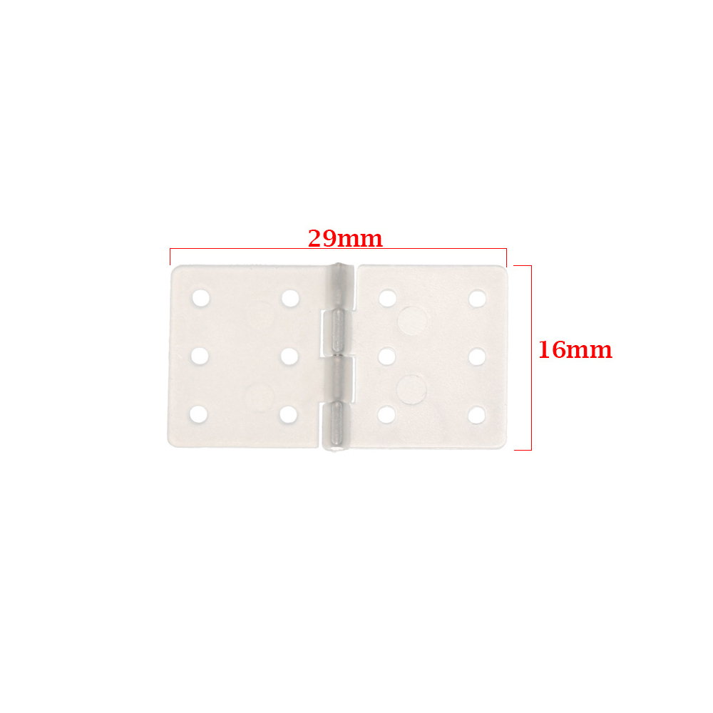 10Pcs Nylon Pinned Hinge for RC Airplane Aileron Connection RC Airplane Parts 3 Sizes Aeromodelling Model DIY toy Accessories: 16x29mm
