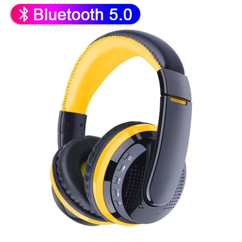 MX666 Wireless Headset Head-mounted Bass Stereo Auriculares bluetooth Support Micro SD TF Card Microphone Gaming Earphone