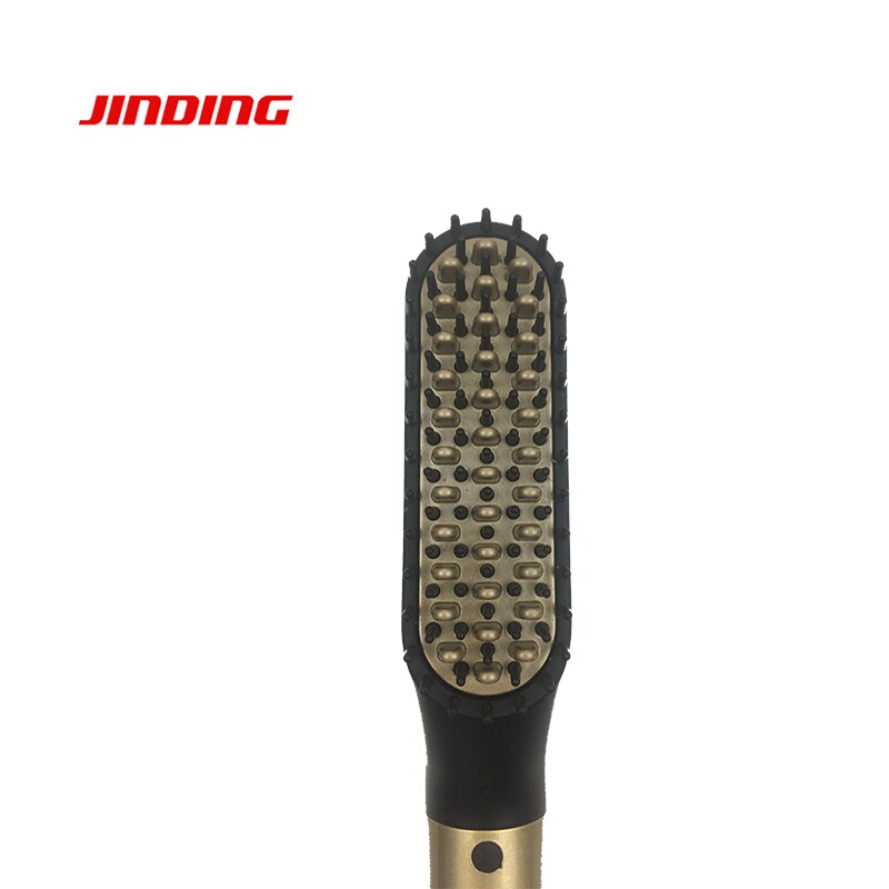 Plattång skägg plattång platt järn kam för skägg kvinnor hår plattång järn kam styling verktyg