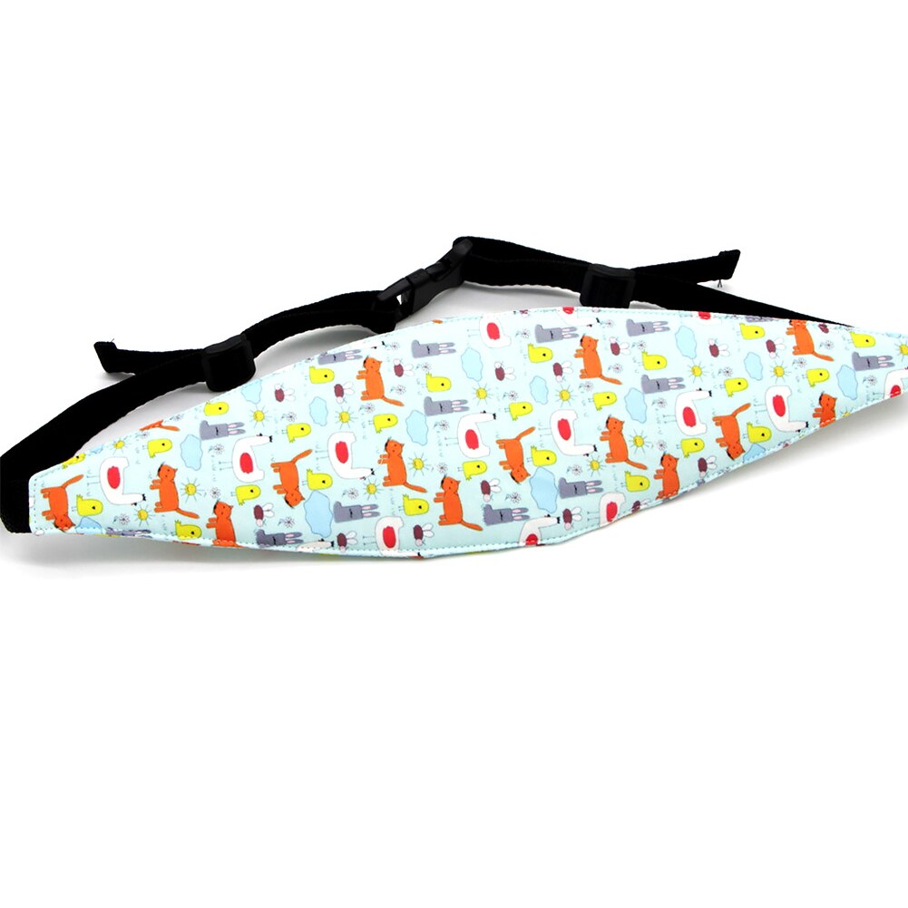 Cinturón de soporte de cabeza de coche para niños, banda para la cabeza, posicionador de reposacabezas, accesorio Interior, protección para dormir: Light Blue