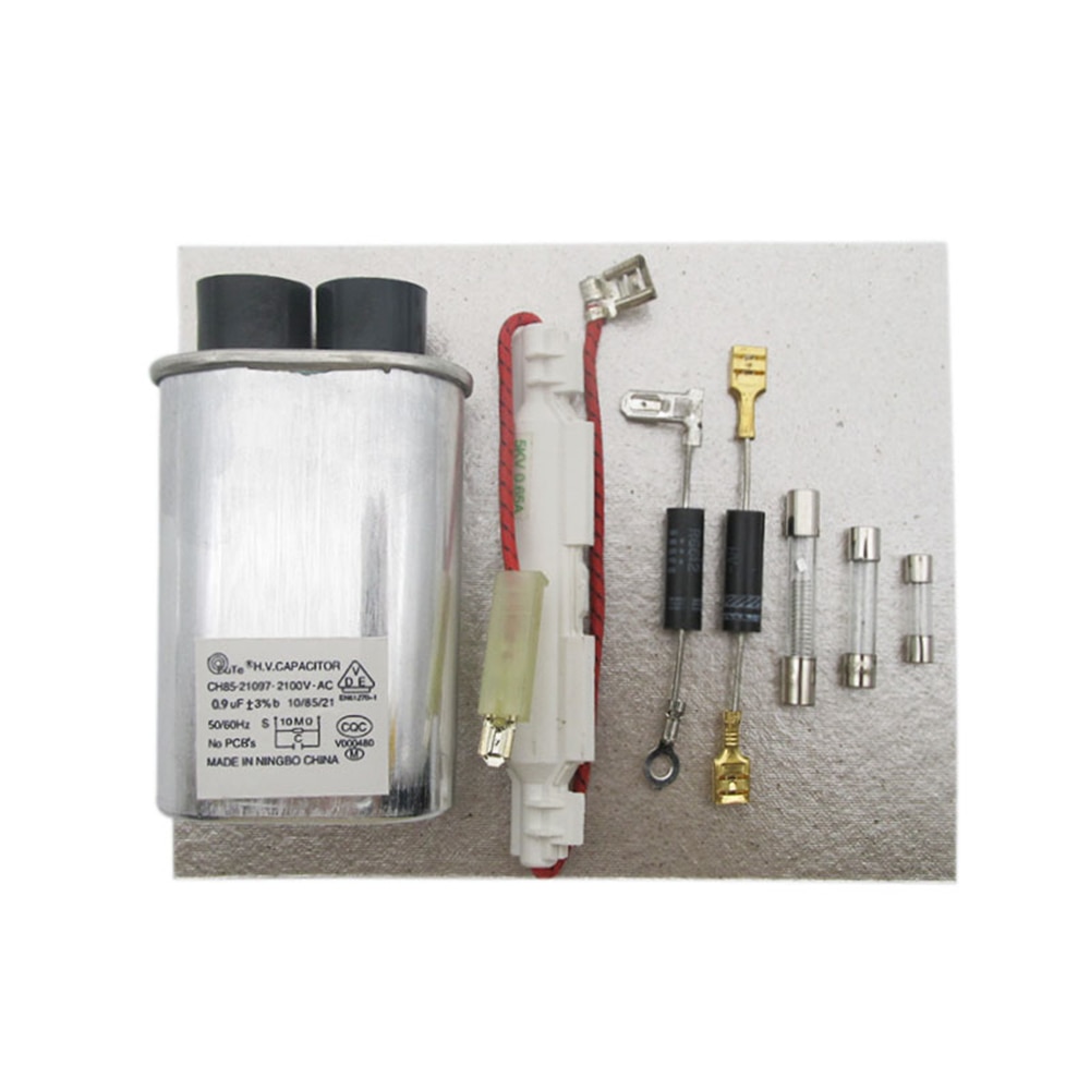 Standard Microwave Oven High Voltage Capacitor Power Fuse Bidirectional High Voltage Diode Mica Sheet Accessories