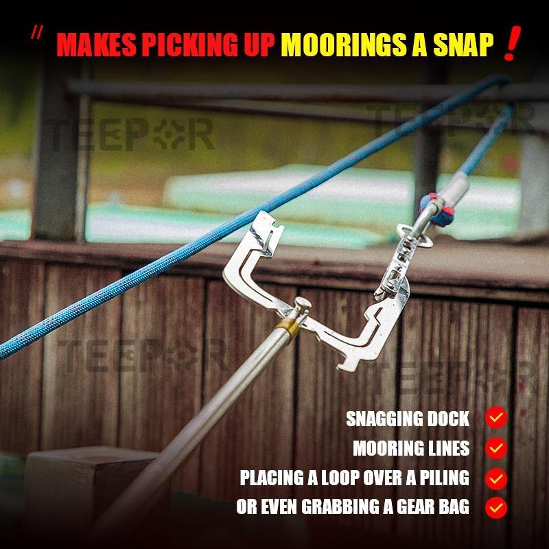 TEEPOR Boat Hook Easy Long-distance Threader)